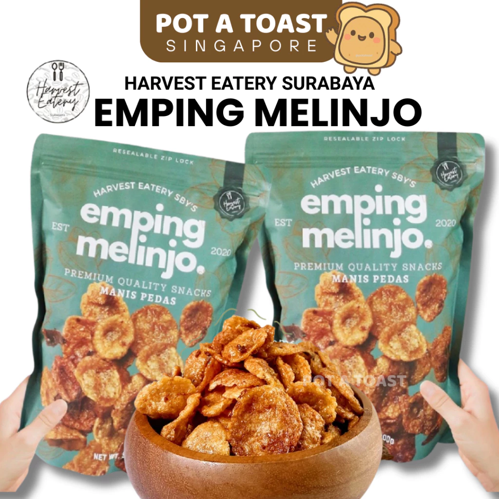 HARVEST EATERY SURABAYA Sweet Spicy Manis Pedas Emping Melinjo 500g HALAL - Image 2